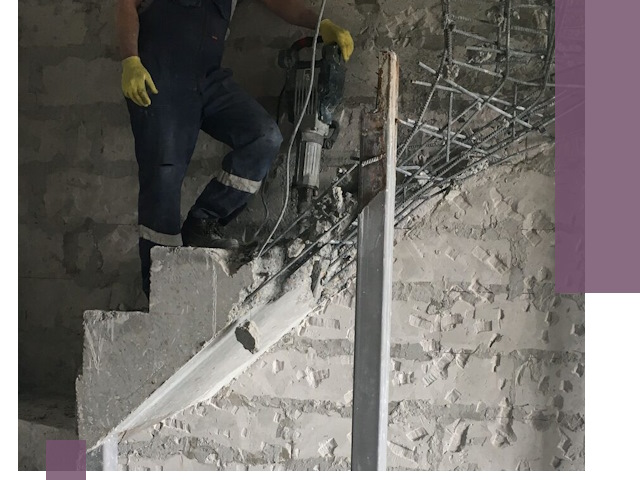 Демонтаж металлических и бетонных лестниц в Пугачёве