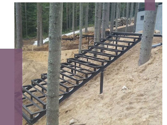 Монтаж металлических лестниц в Пугачёве от 13462 руб. 