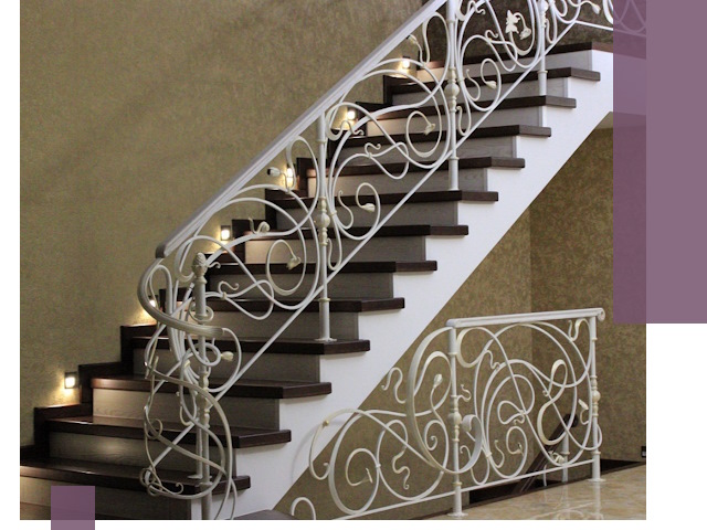 Кованые лестницы под ключ в Пугачёве — изготовление и монтаж