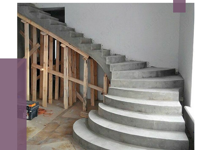 Изготовление бетонных лестниц под ключ в Пугачёве от 19812 руб. | ПРОЛЁТ-Пгч