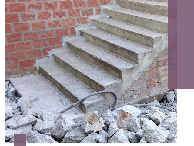Демонтаж бетонных лестниц в Пугачёве: быстро и безопасно