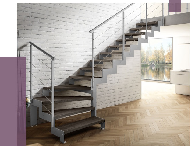 Г-образные лестницы под ключ в Пугачёве от 36830 руб. | ПРОЛЁТ-Пгч