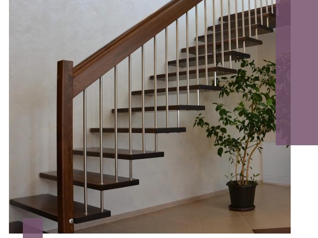 Лестницы на больцах под ключ в Пугачёве – изготовление и монтаж