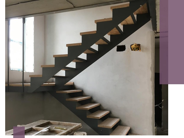 Изготовление лестниц на металлокаркасе в Пугачёве от производителя