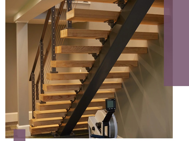 Лестницы на монокосоурах под ключ в Пугачёве - изготовление и монтаж