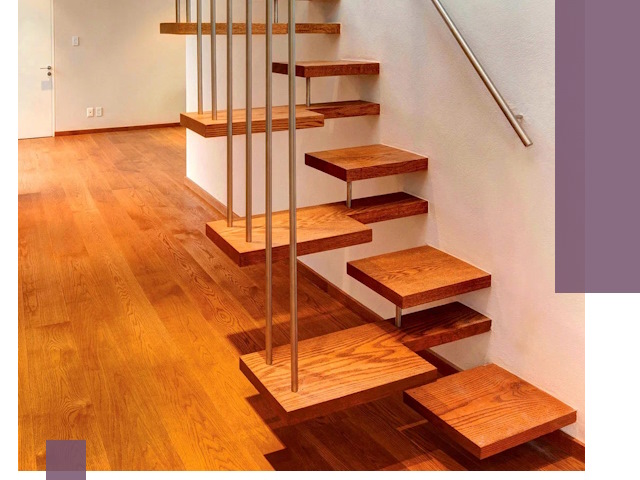 Лестницы «гусиный шаг» на заказ в Пугачёве для узких пространств