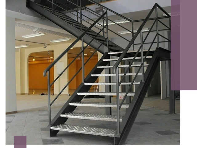 Лестницы для офиса в Пугачёве: изготовление, монтаж, демонтаж