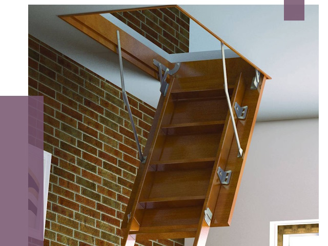 Установка чердачной лестницы в Пугачёве от 7772 руб. | ПРОЛЁТ-Пгч