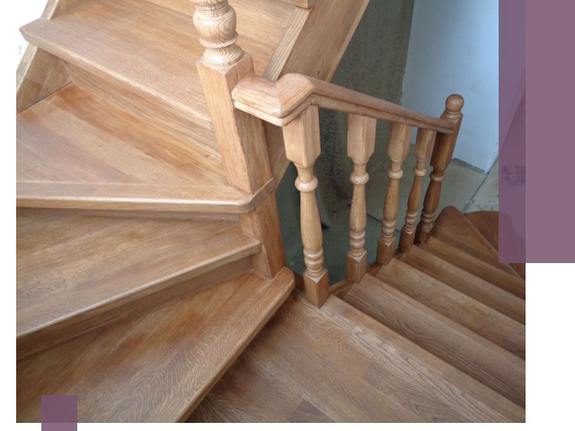 Дубовые лестницы под ключ в Пугачёве: изготовление и монтаж