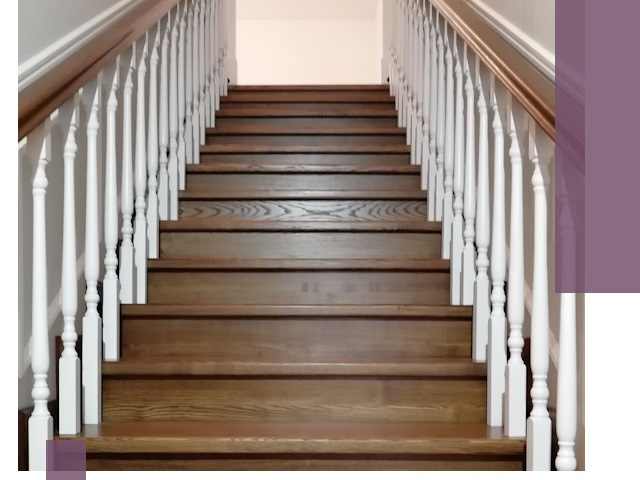 Лестницы из ясеня на заказ в Пугачёве — изготовление и монтаж