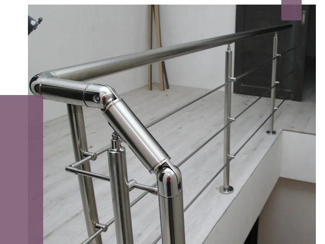 Перила из нержавеющей стали в Пугачёве от 8941 руб. под ключ | ПРОЛЁТ-Пгч