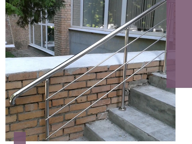 Перила из нержавеющей стали высокого качества в Пугачёве