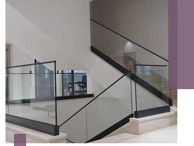 Стеклянные перила премиум-класса с установкой в Пугачёве