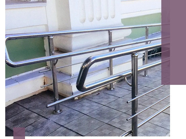 Ограждения пандусов из металла и нержавейки в Пугачёве