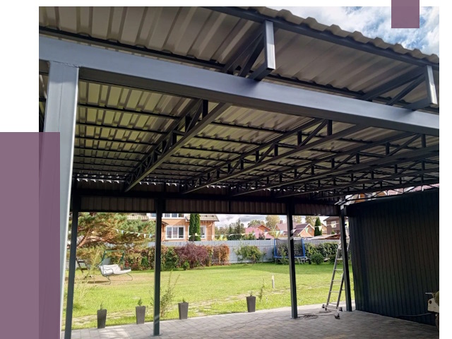 Монтаж навесов в Пугачёве от 7315 руб. — установка навеса | ПРОЛЁТ-Пгч