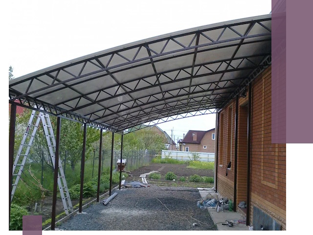 Профессиональный монтаж навесов под ключ в Пугачёве