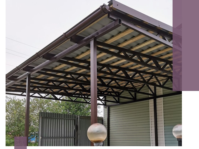 Навесы под ключ в Пугачёве: изготовление, монтаж и гарантия