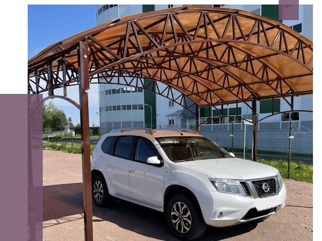 Недорогие навесы в Пугачёве от 42672 руб. | ПРОЛЁТ-Пгч