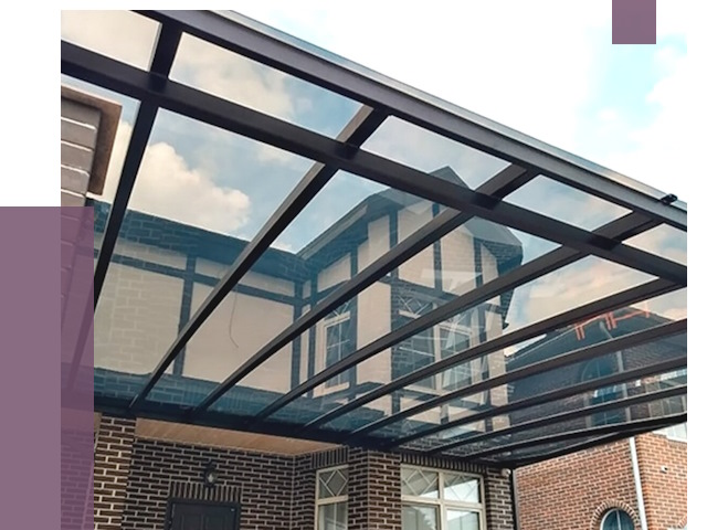 Навесы из поликарбоната в Пугачёве от 8555 руб. под ключ — ПРОЛЁТ-Пгч