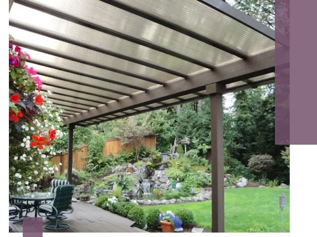 Навесы из поликарбоната под ключ в Пугачёве быстро и надёжно