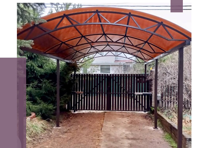 Арочные навесы в Пугачёве от 12649 руб. — изготовление и монтаж | ПРОЛЁТ-Пгч