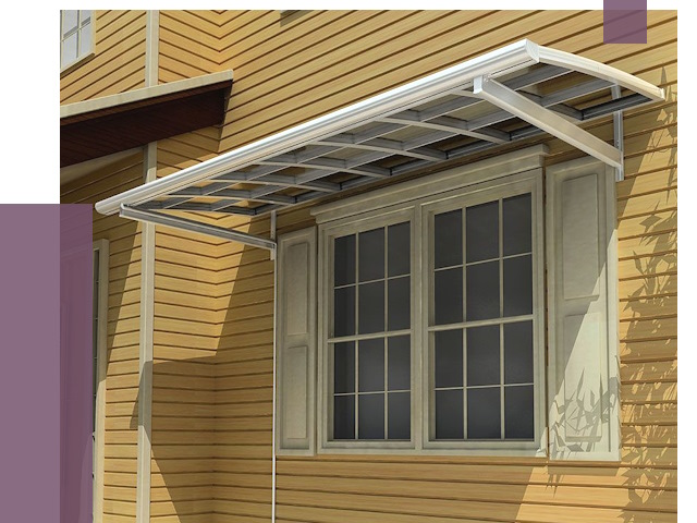 Козырьки над окнами в Пугачёве от 7569 руб. — монтаж, покупки | ПРОЛЁТ-Пгч