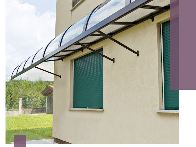 Козырьки над окнами в Пугачёве — изготовление и монтаж по выгоде