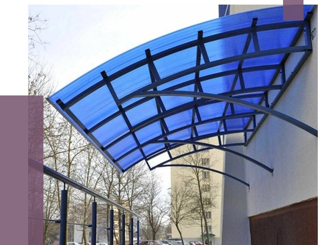 Козырьки из поликарбоната в Пугачёве от 4267 руб. под ключ | ПРОЛЁТ-Пгч