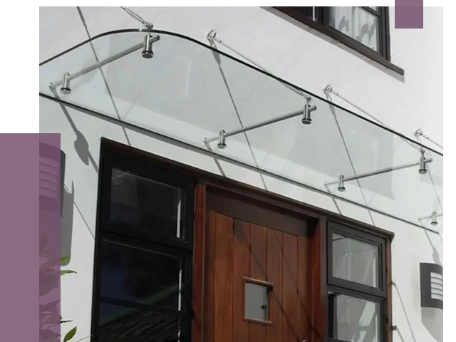 Стеклянные козырьки в Пугачёве от 18796 руб. | ПРОЛЁТ-Пгч