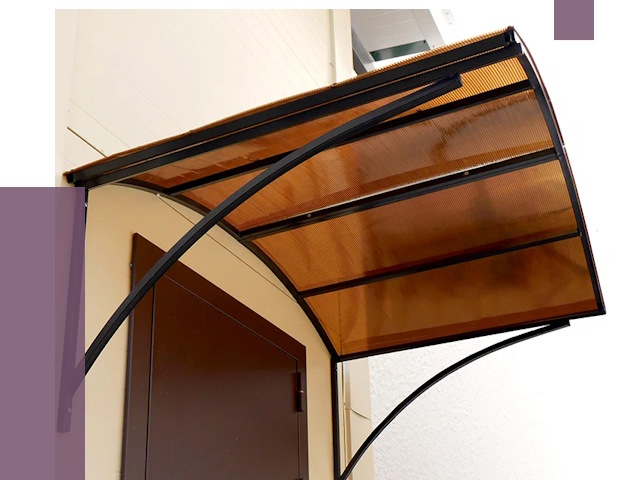 Недорогие козырьки в Пугачёве от 7539 руб.  | ПРОЛЁТ-Пгч