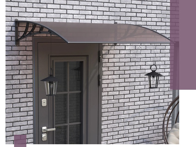 Недорогие козырьки и навесы под ключ в Пугачёве