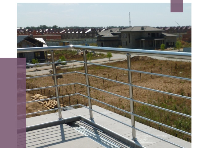 Парапеты из нержавеющей стали в Пугачёве от 7925 руб. за м² | ПРОЛЁТ-Пгч