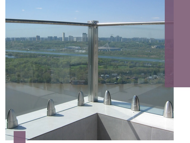 Стеклянные парапеты премиум класса в Пугачёве для домов и бизнесов