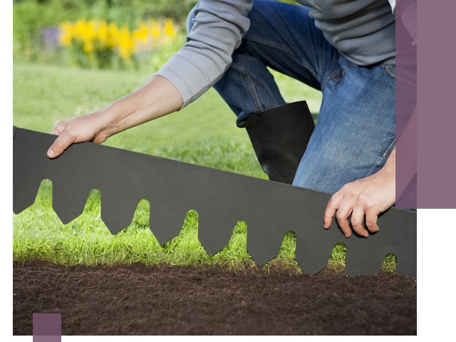 Металлические бордюры для газона в Пугачёве — изготовление и монтаж