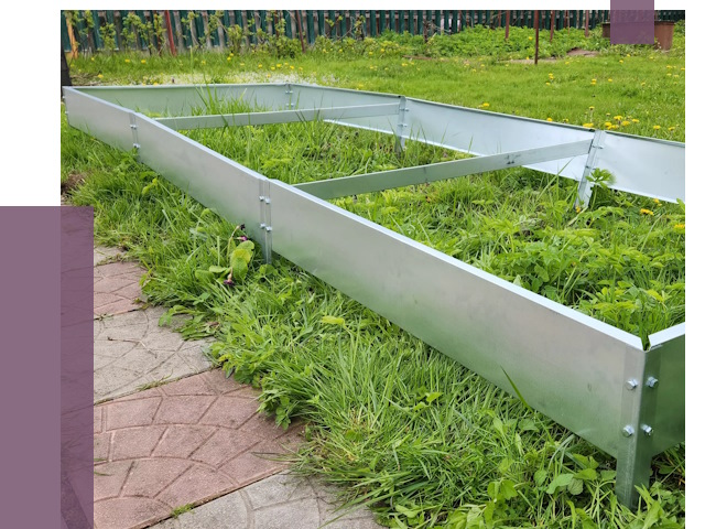 Металлические бордюры для грядок в Пугачёве от 1778 руб. 