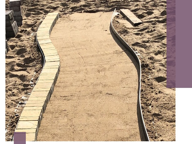 Металлические бордюры для тротуаров в Пугачёве — прочные и долговечные