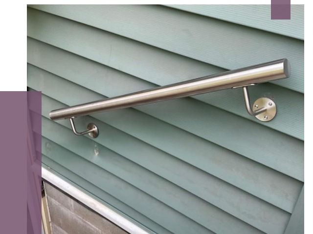 Поручни из нержавеющей стали в Пугачёве от 7620 руб.  | ПРОЛЁТ-Пгч